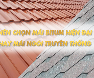 Ngói Bitum Nhựa Đường Khác Gì Ngói Truyền Thống? Nên Chọn Loại Nào?