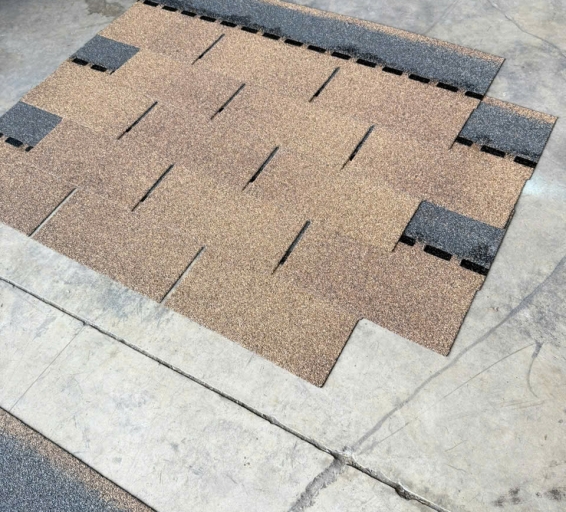NGÓI BITUM CHỮ NHẬT VÀNG CÁT 3D (VÀNG CÁT) 