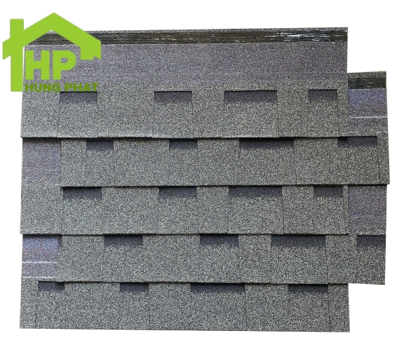 NGÓI BITUM ĐỒNG PHẲNG 2 LỚP (xám)